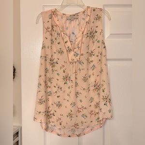 LOFT floral flowy tank